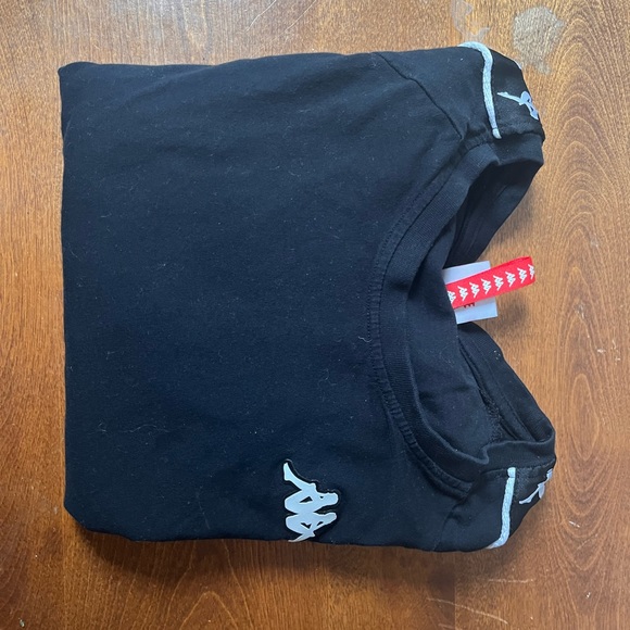 Large Black Kappa Tee - Picture 1 of 3